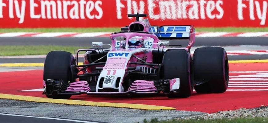 Sergio Perez (Force India) - GP da Hungria de F1 2018