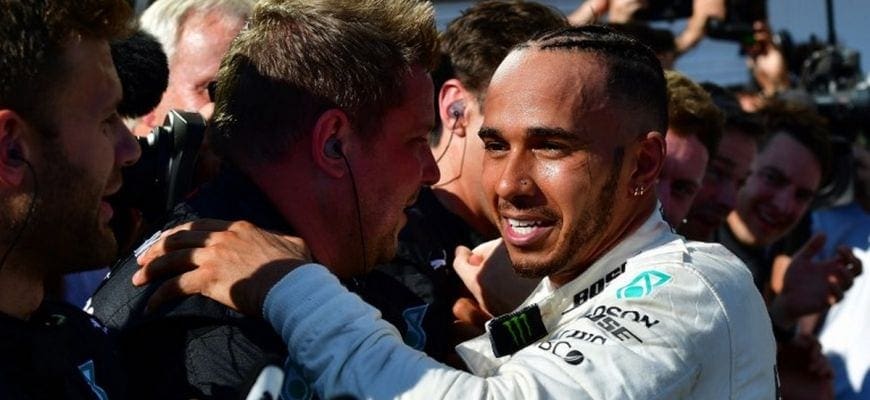 Hamilton: “Estou muito feliz com o quão forte fomos nestas duas últimas corridas”