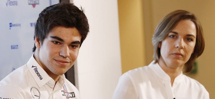 Claire Williams - Lance Stroll