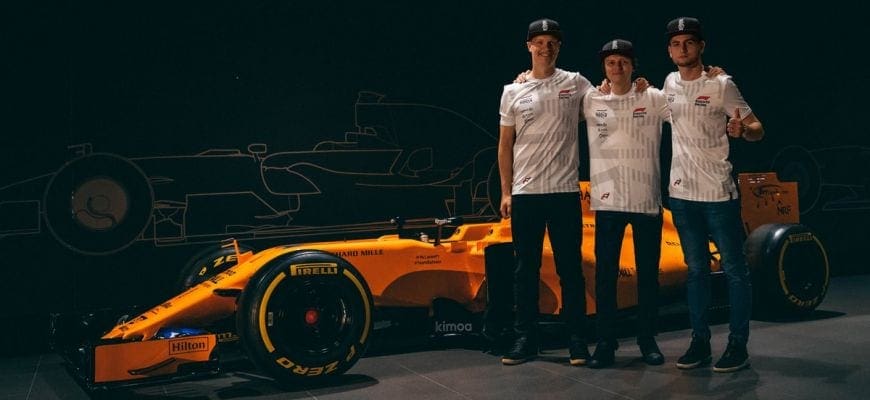 McLaren anuncia mais dois jogadores para sua equipe na F1 Esports Series 2018