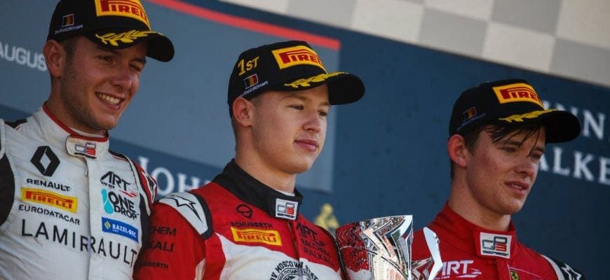 ART conquista 1-2-3-4 em segunda prova da GP3 na Bélgica com vitória de Nikita Mazepin