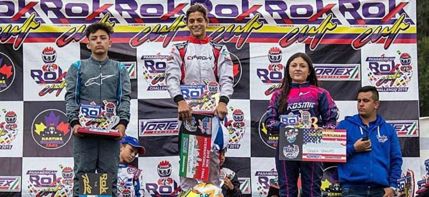 Matheus Morgatto conquista o Panamericano de Kart