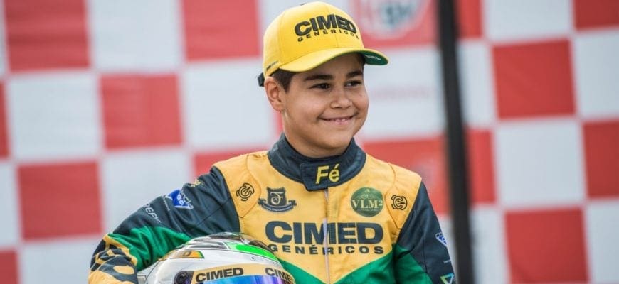 Vice-campeão brasileiro de kart, Matheus Ferreira disputa a 6ª etapa do Paulista Light