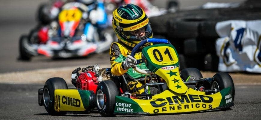 Time Cimed Racing é destaque no kart e na preliminar do GP do Brasil de F-1