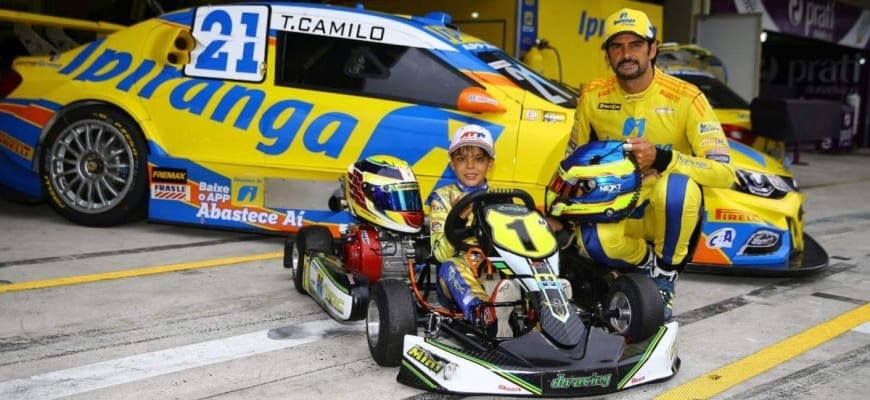 Augustus Toniolo conhece Stock Car a convite de Thiago Camilo e conquista vice na Copa Super Paraná