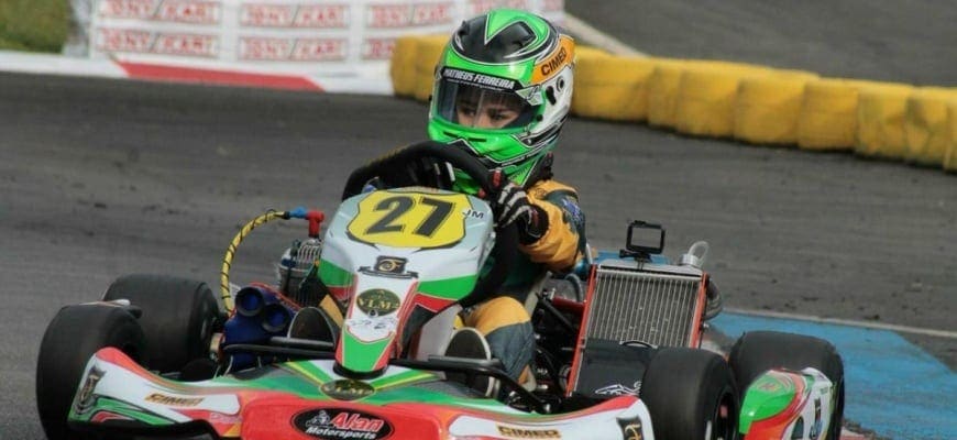 Matheus Ferreira encerra ano de conquistas com mais um pódio no Paulista Light de Kart