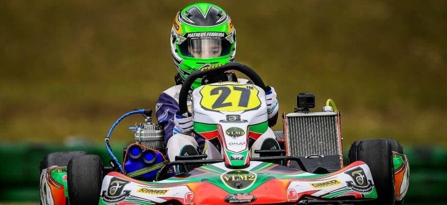 Após ano repleto de conquistas no Brasil, Matheus Ferreira inicia carreira na Europa no WSK