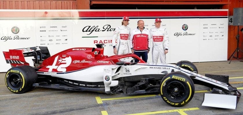 Vasseur, Raikkonen e Giovinazzi - Sauber C38