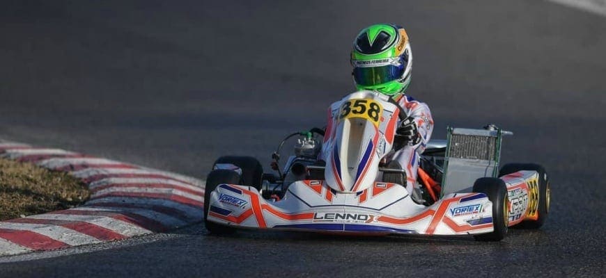 Com boa sequência de resultados, Matheus Ferreira disputa etapa final do WSK Super Master em Sarno