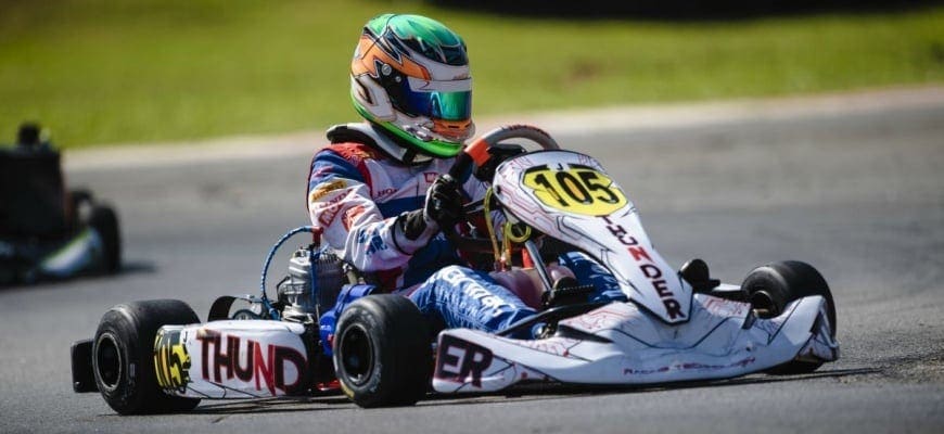 Ricardo Gracia conquista pole na abertura da Copa Interlagos de Kart e faz show de ultrapassagens