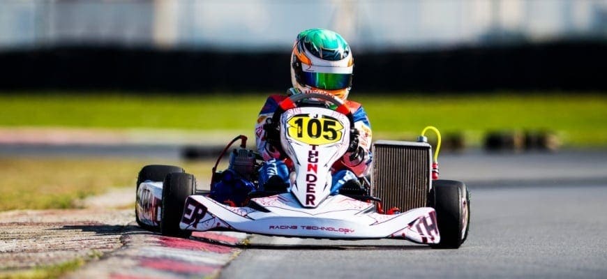 Ricardo Gracia conquista pódio na abertura do Paulista Light de kart em Interlagos