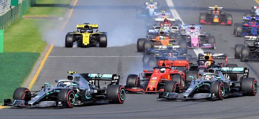 Largada GP da Austrália F1 2019