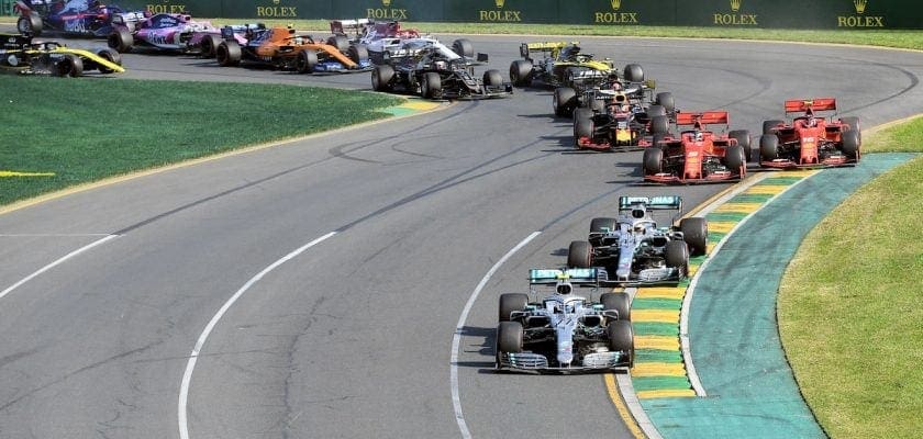 Largada GP da Austrália F1 2019