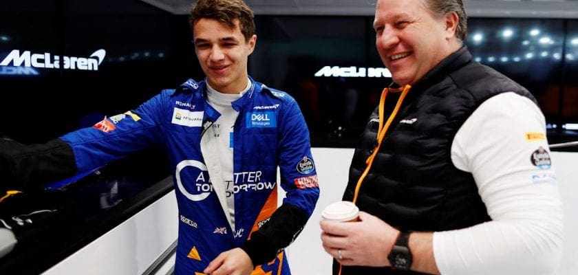 Lando Norris e Zak Brown - McLaren