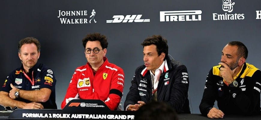 Horner, Binotto, Wolff e Abiteboul