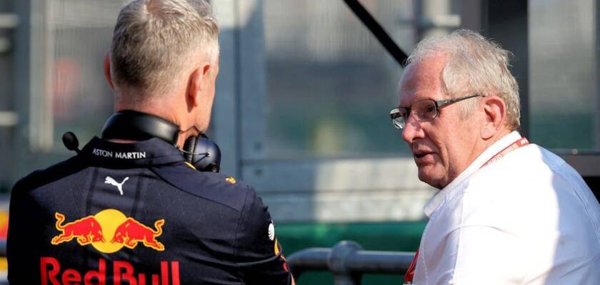 Jonathan Wheatley e Helmut Marko - Red Bull