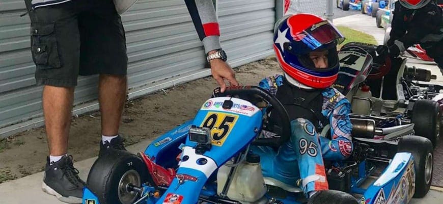 Enzo Vidmontiene vence desafio de kart em Ocala e segue trajetória de conquistas nos EUA