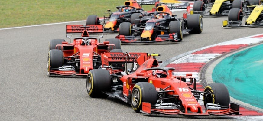 Leclerc e Vettel (Ferrari) GP da China