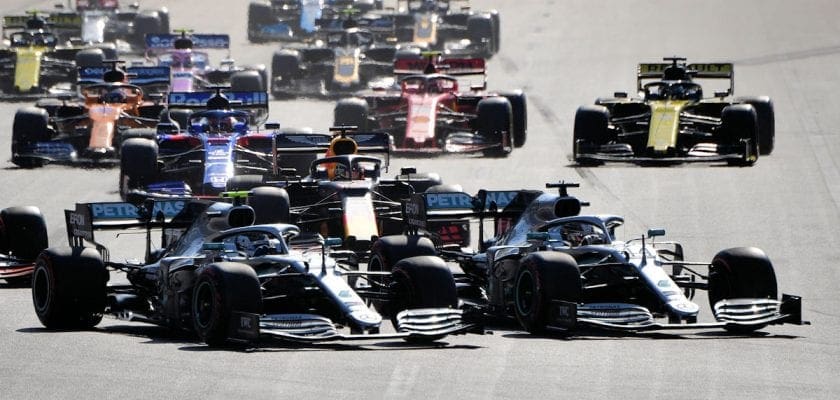 Largada - GP do Azerbaijão 2019