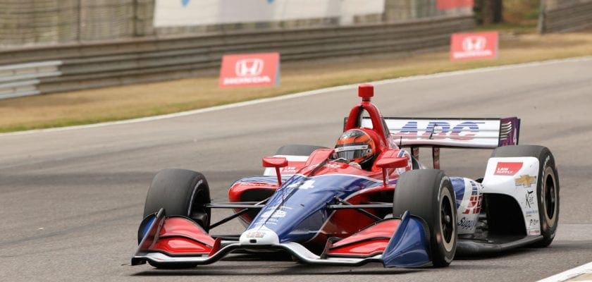 Matheus Leist (AJ FOYT) IndyCar Alabama