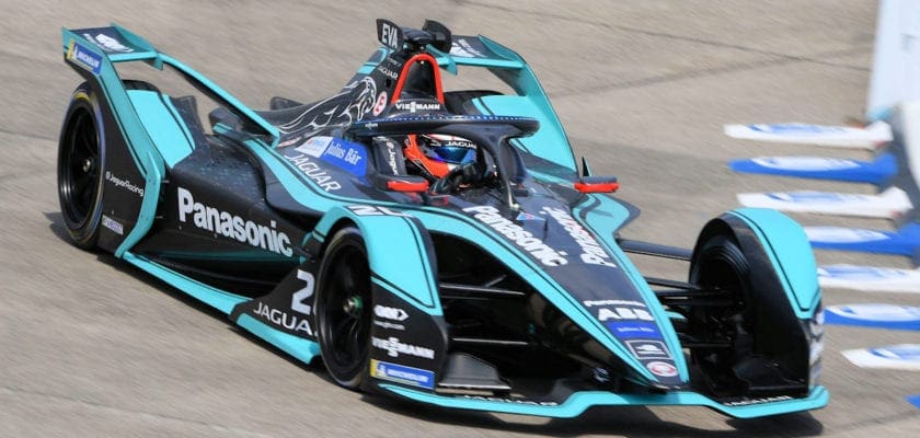 Mitch Evans (Jaguar) ePrix de Berlim