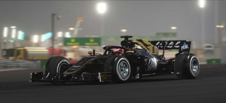 Corridas noturnas mais realistas no game F1 2019; lançamento será na próxima semana