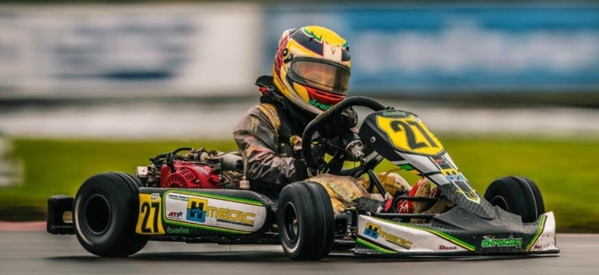 Com 8 anos, Augustus Toniolo é destaque na estreia em competições internacionais de kart