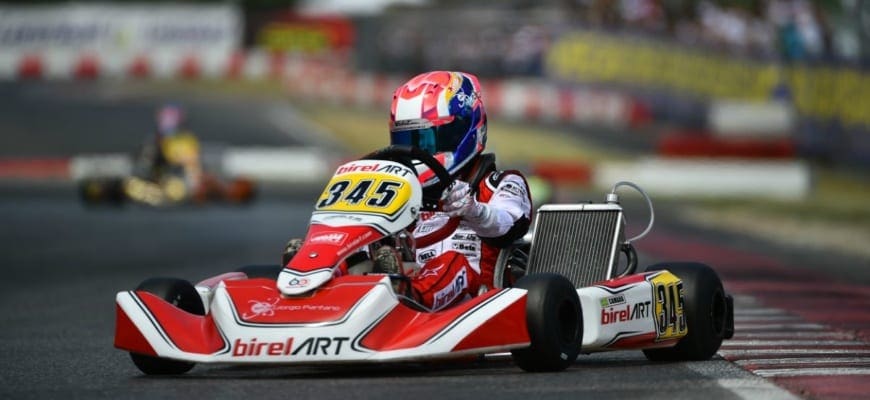 Rafael Câmara lidera treino livre em etapa noturna do WSK Euro Series