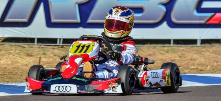 Depois de largar em último na Pré-Final, Augustus Toniolo é vice-campeão brasileiro de kart