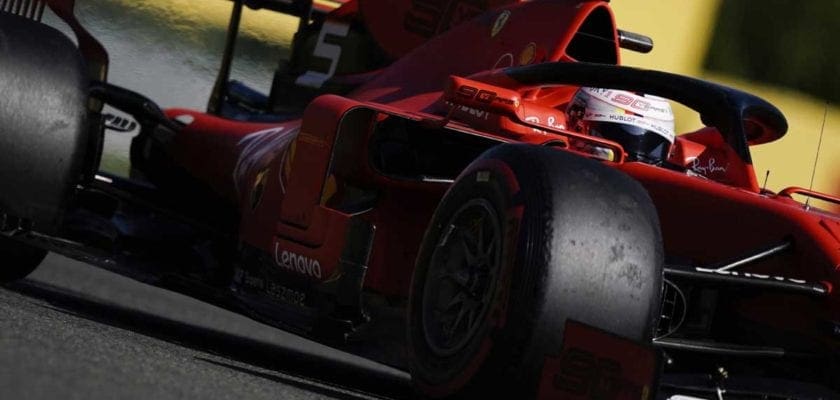 GP da Bélgica: Vettel lidera dobradinha da Ferrari no TL1; Hamilton com problemas