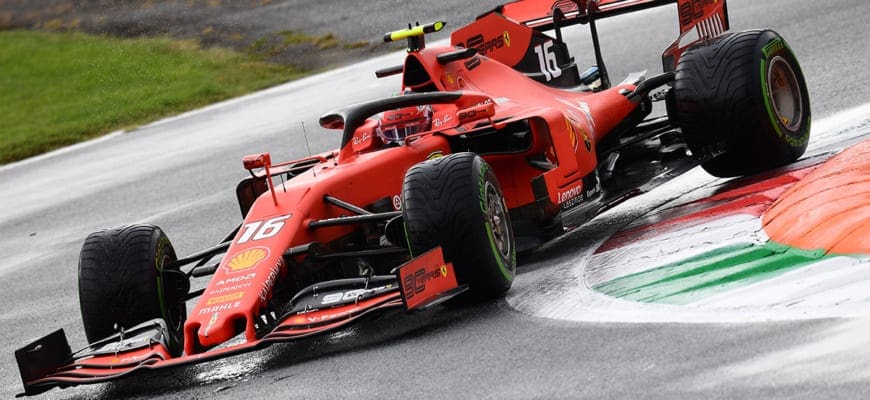 GP da Itália: Charles Leclerc lidera o TL1 marcado pela chuva em Monza