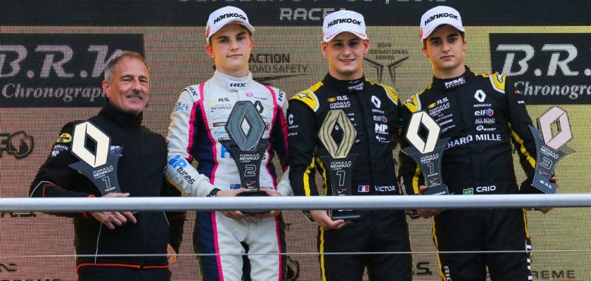 Caio Collet é campeão entre os estreantes na temporada 2019 da F-Renault Eurocup