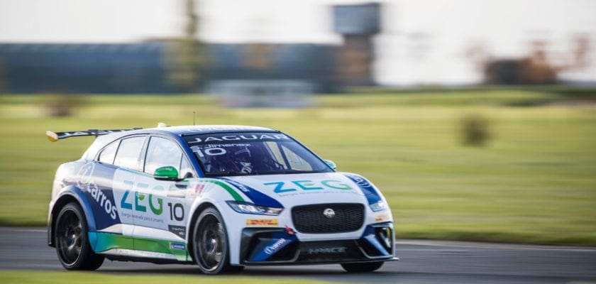 Jimenez e Cacá Bueno encerram pré-temporada do Jaguar I-PACE eTROPHY na Inglaterra