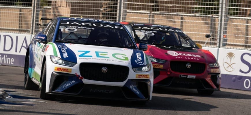 Jimenez faz a pole e vence na Arábia Saudita em etapa de abertura do Jaguar I-PACE eTROPHY