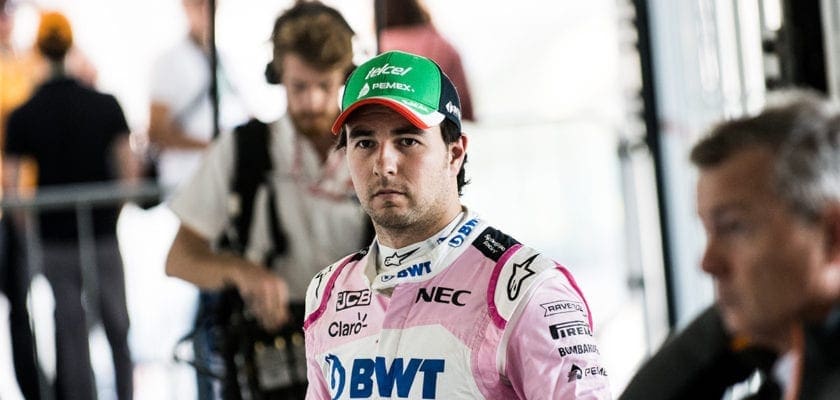 Perez almeja alto com a Racing Point em 2020