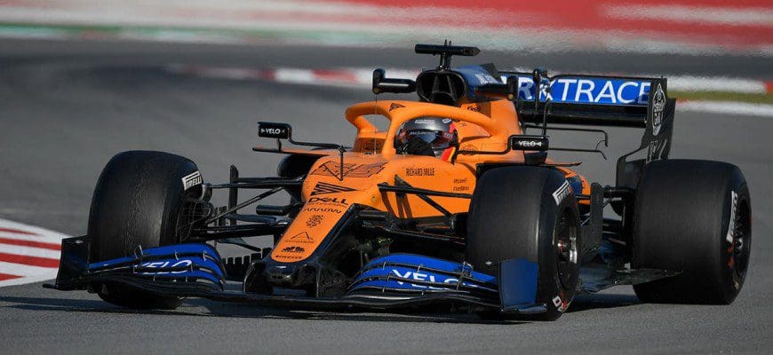 Carlos Sainz (McLaren) - Testes F1 2020