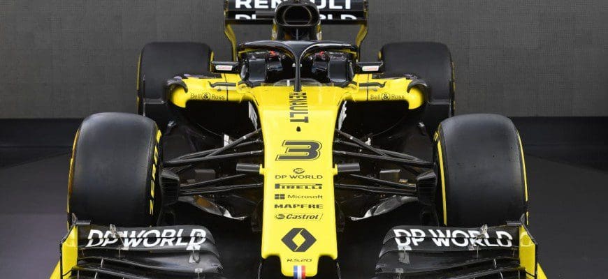 Renault apresenta “nova” pintura e patrocinador titular para a F1 2020