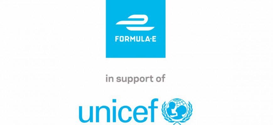 Fórmula E anuncia parceria com a UNICEF contra a COVID-19