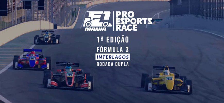 Com grid estrelado, F1Mania.net e F1BC realizam 1ª edição da ‘Pro eSports Race’ nesta sexta-feira