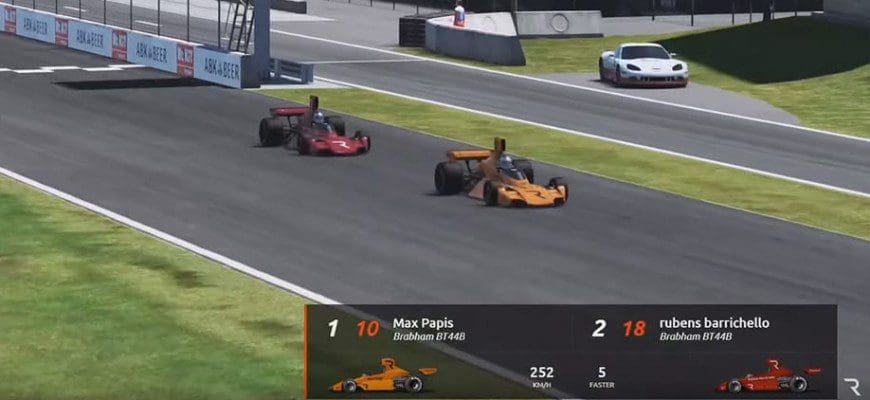 AO VIVO: Montoya, Button, Fittipaldi e outras lendas disputam 7ª etapa do ‘Legend Trophy’