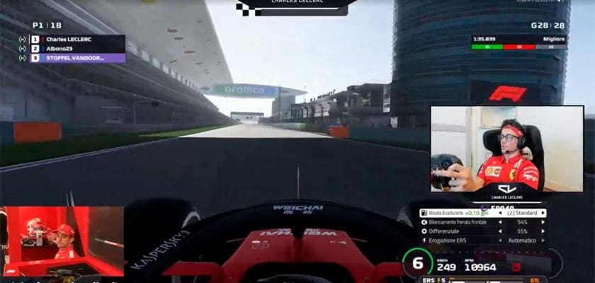 Charles Leclerc - GP virtual China