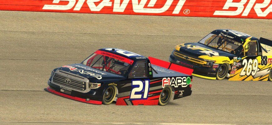 Em Chicagoland, Cristiano Bohessef supera Cris Pereira e vence na Diecast & Collectables Truck Series