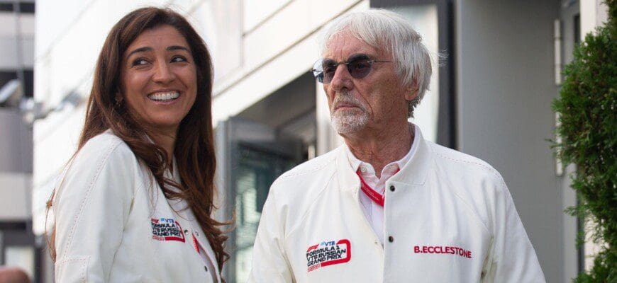 Bernie Ecclestone e Fabiana Flosi