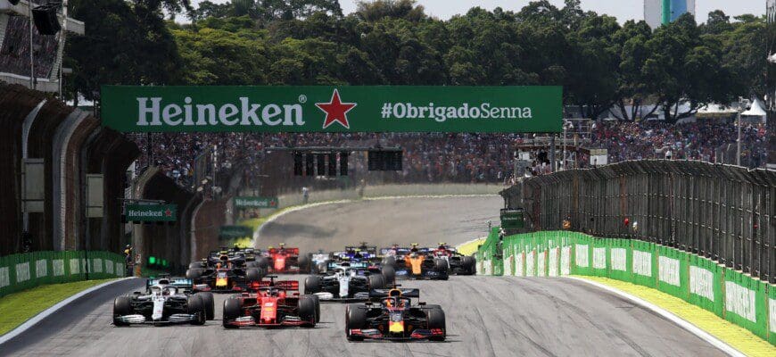 Largada - GP do Brasil F1 2019