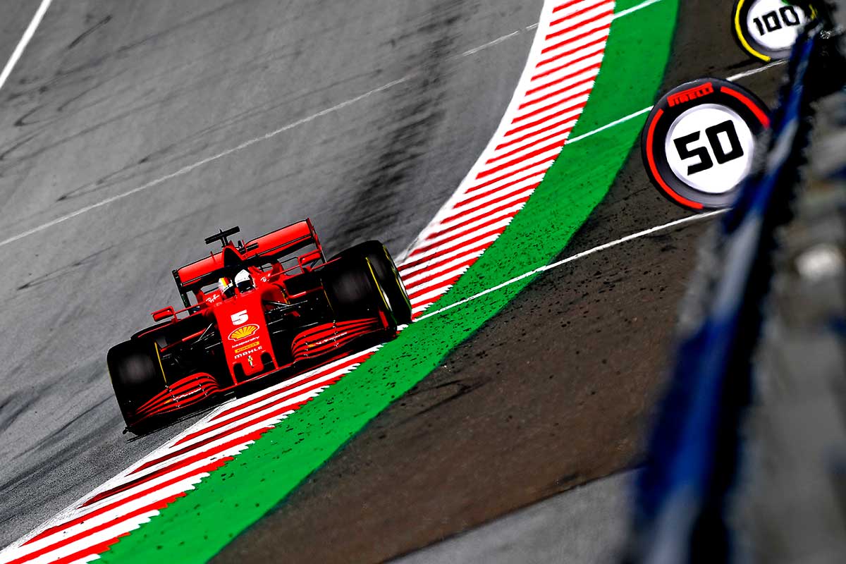 Sebastian Vettel (Ferrari) - GP da Estíria F1 2020