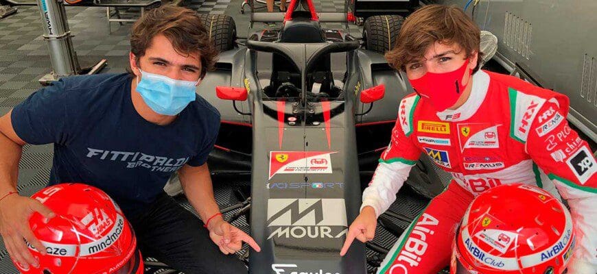 Pietro e Enzo Fittipaldi - GP da Áustria 2020