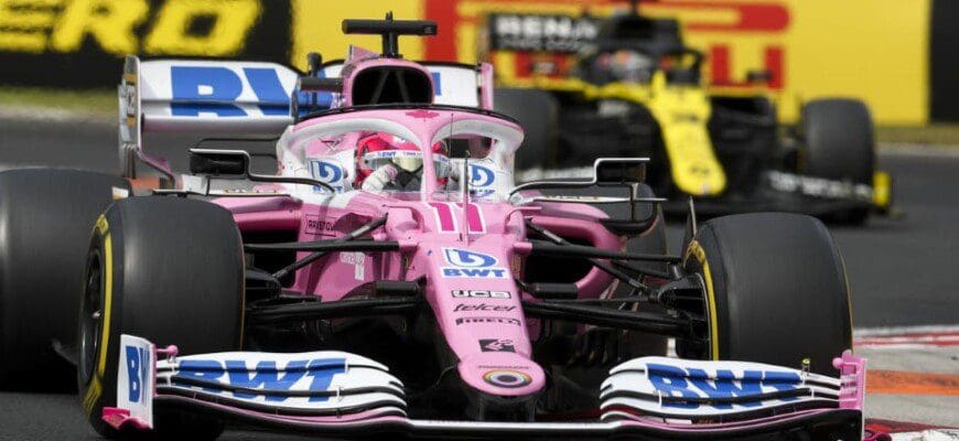 Sergio Perez (Racing Point) GP da Hungria de F1 2020