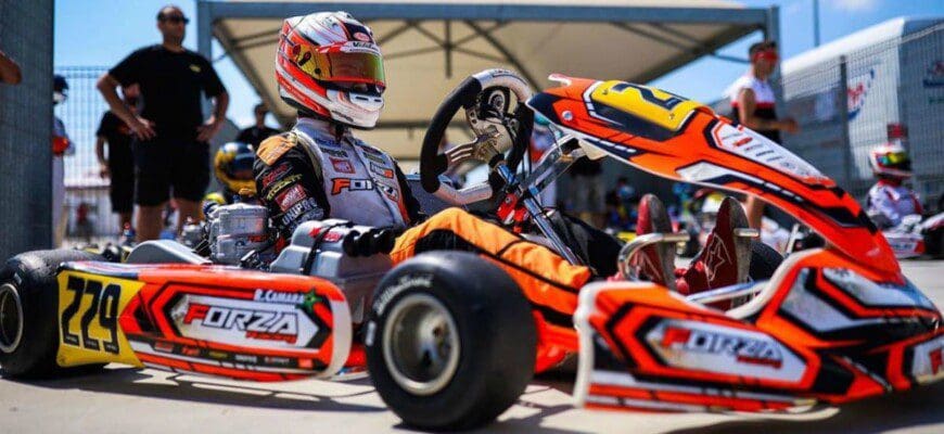 Kart: Rafael Câmara abre Champions of the Future com 4º lugar na Espanha