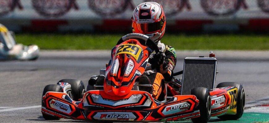 Rafael Câmara coloca o Brasil no pódio do World Series Karting na Itália