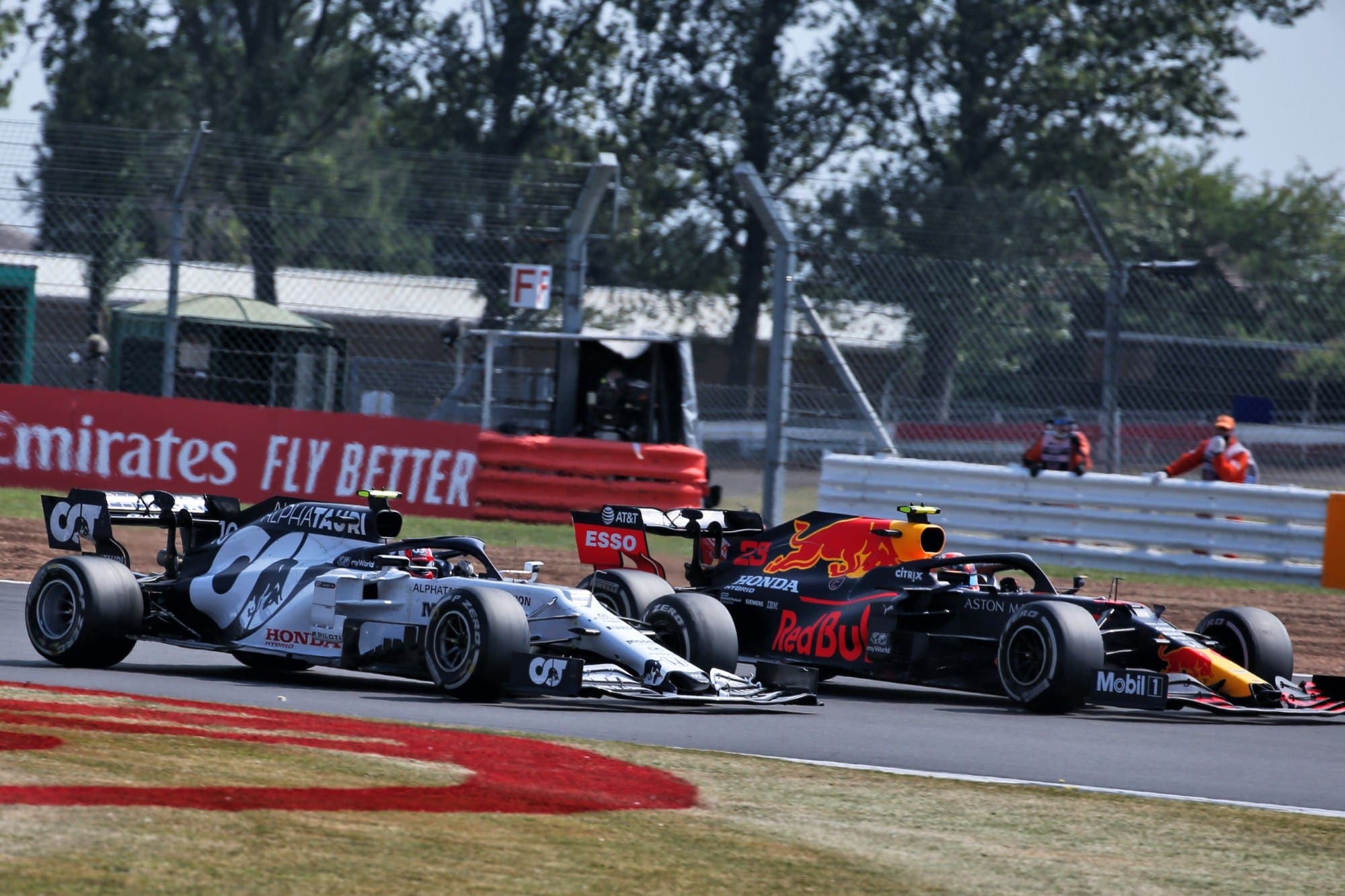 Pierre Gasly e Alexander Albon - GP dos 70 Anos da F1